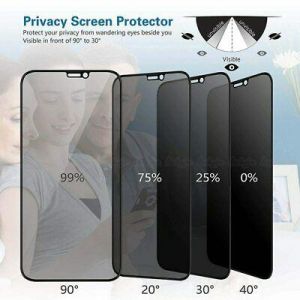  Nono shop אלקטרוניק מגן מסך זכוכית מחוסמת פרטיות 5D לאייפון 11 12 13 pro max 
